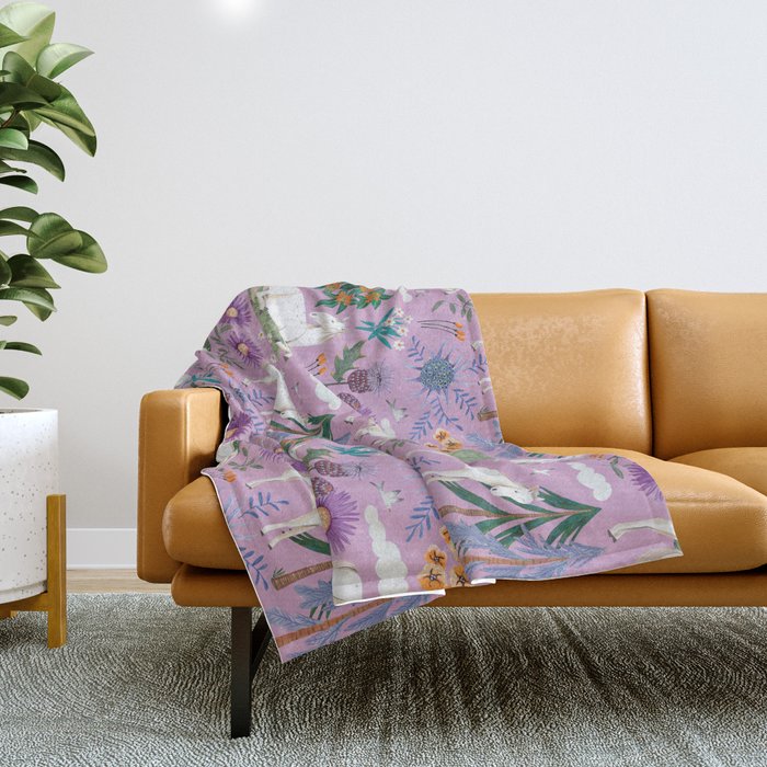 Horse pattern Throw Blanket Gallery Image 1