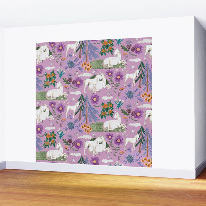 Horse pattern Wall Mural Gallery Image 2