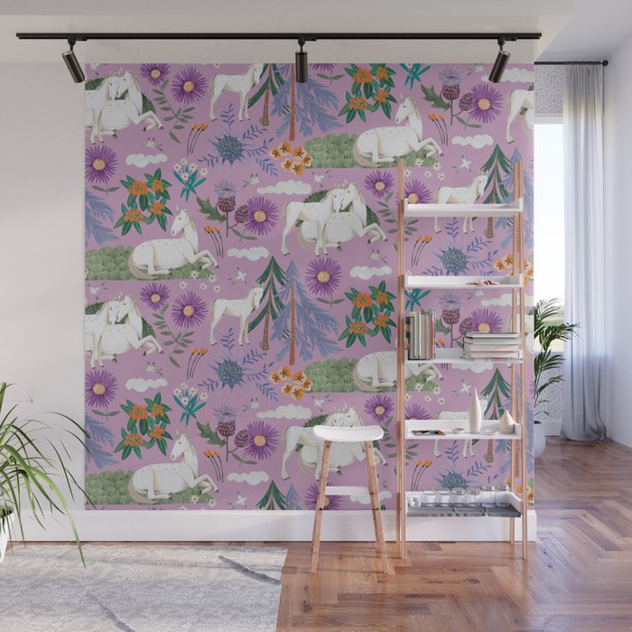 Horse pattern Wall Mural Gallery Image 1
