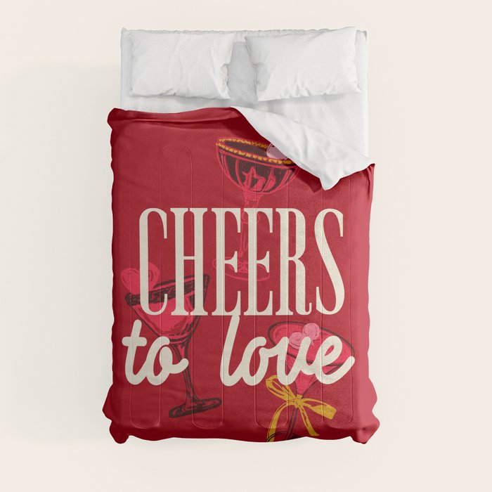 Cheers to Love Comforter Gallery Image 3