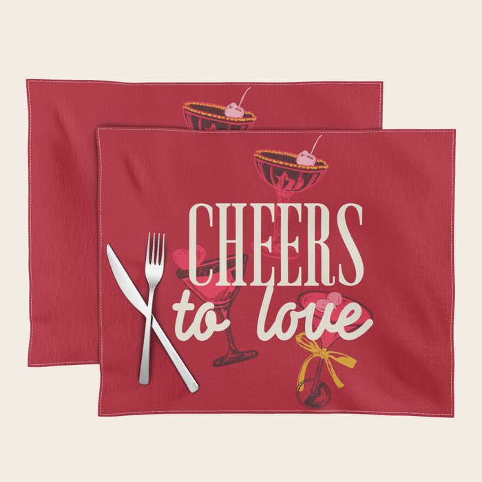 Cheers to Love Placemat Gallery Image 1