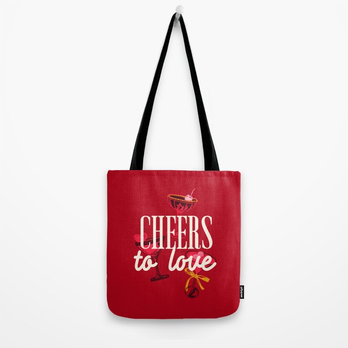 Cheers to Love Tote Bag Gallery Image 2
