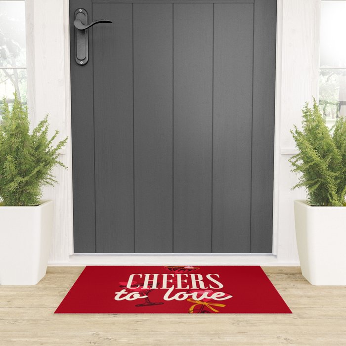Cheers to Love Welcome Mat Gallery Image 3