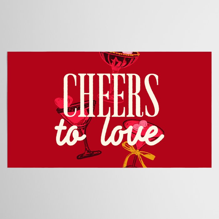 Cheers to Love Tablecloth Gallery Image 2