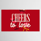 Cheers to Love Tablecloth Gallery Image 2