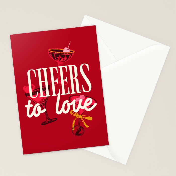 Cheers to Love Stationery Card Gallery Image 2
