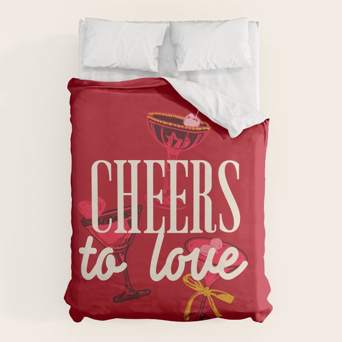 Cheers to Love Duvet Cover Gallery Image 6