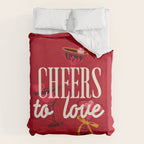 Cheers to Love Duvet Cover Gallery Image 6