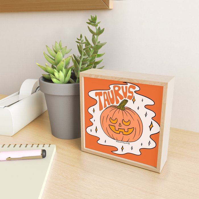Taurus Jack O Lantern Mini Art Print Gallery Image 2