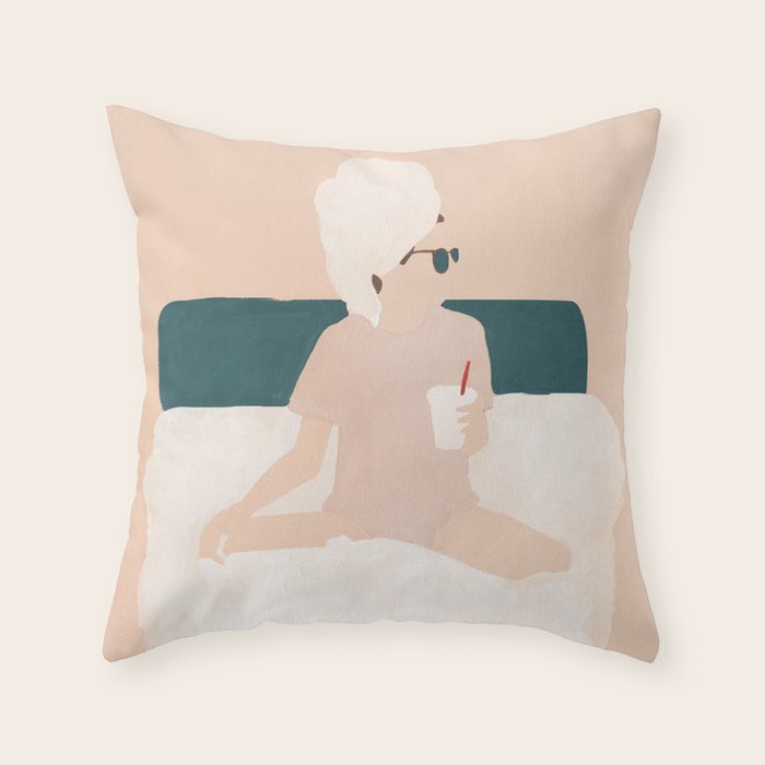 Weekend Mode Throw Pillow Gallery Image 6