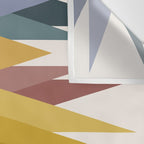 Bold Geometric Triangles III Wall Tapestry Gallery Image 3