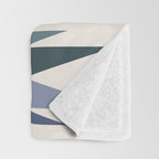 Bold Geometric Triangles III Throw Blanket Gallery Image 3