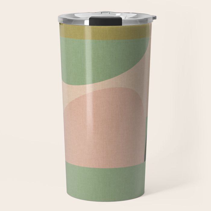 autumn mid century abstract Travel Mug Gallery Image 1