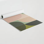 autumn mid century abstract Yoga Mat Gallery Image 2