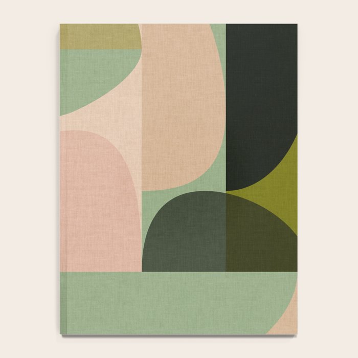 autumn mid century abstract Notebook Gallery Image 4