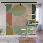 autumn mid century abstract Wall Mural Gallery Image 1