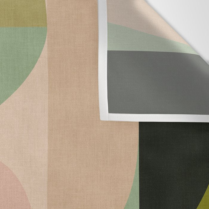 autumn mid century abstract Wall Tapestry Gallery Image 3