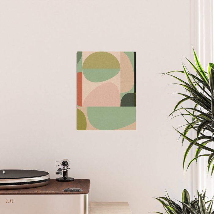 autumn mid century abstract Poster Gallery Image 2