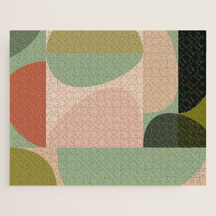 autumn mid century abstract Jigsaw Puzzle Gallery Image 1