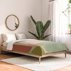 autumn mid century abstract Comforter Gallery Image 2