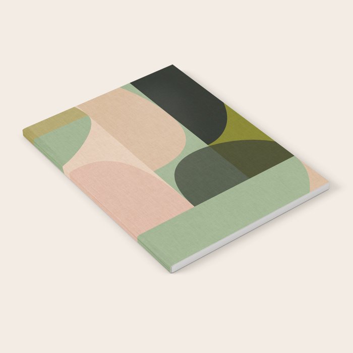 autumn mid century abstract Notebook Gallery Image 2