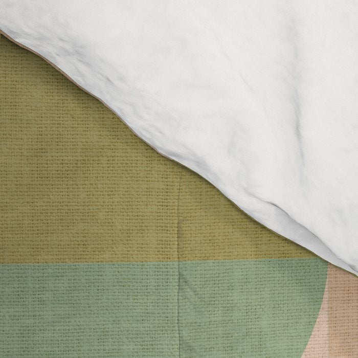 autumn mid century abstract Comforter Gallery Image 4