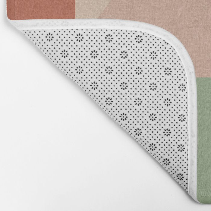 autumn mid century abstract Bath Mat Gallery Image 2