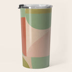 autumn mid century abstract Travel Mug Gallery Image 3