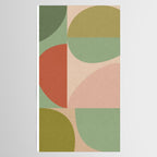 autumn mid century abstract Tablecloth Gallery Image 2
