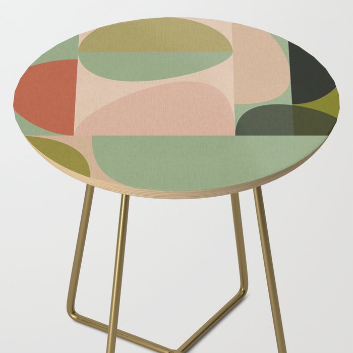 autumn mid century abstract Side Table Gallery Image 2