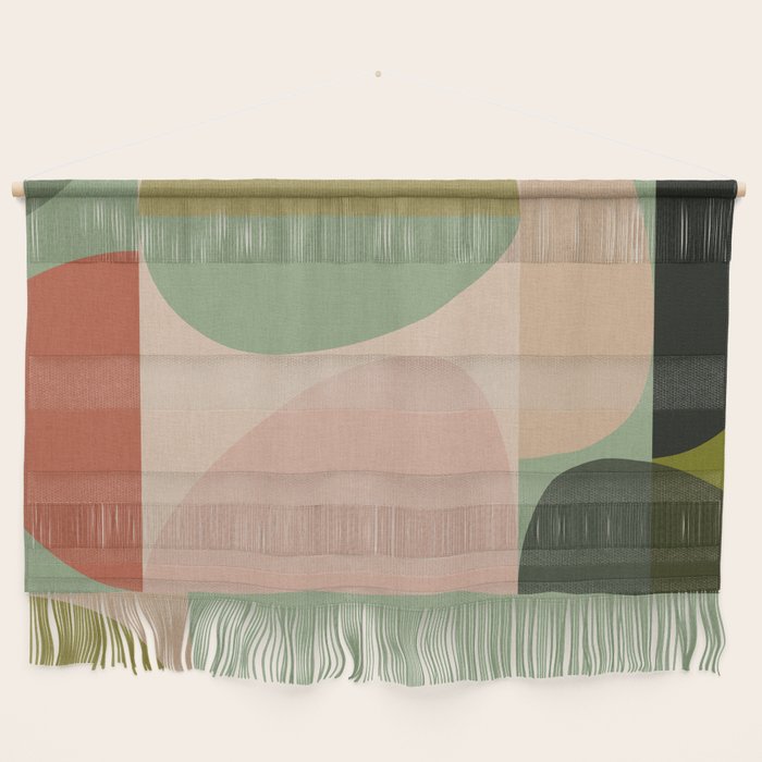 autumn mid century abstract Wall Hanging Gallery Image 1