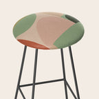 autumn mid century abstract Stool Gallery Image 2