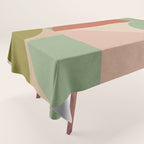 autumn mid century abstract Tablecloth Gallery Image 1