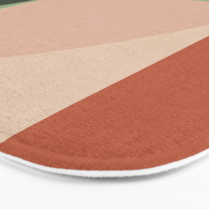autumn mid century abstract Bath Mat Gallery Image 3