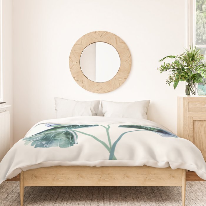 Water lily leaves Duvet Cover Gallery Image 3
