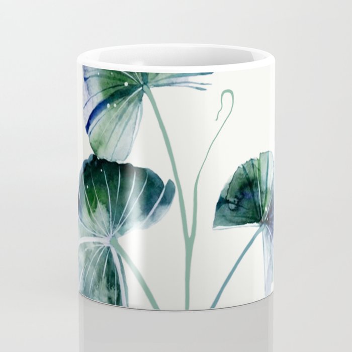 Water lily leaves Coffee Mug Gallery Image 4
