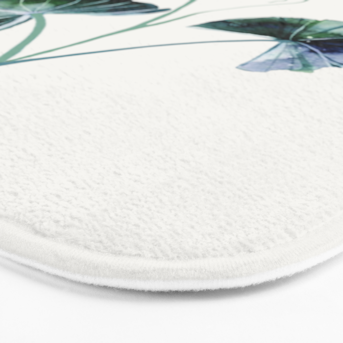 Water lily leaves Bath Mat Gallery Image 3