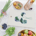 Water lily leaves Cutting Board Gallery Image 2