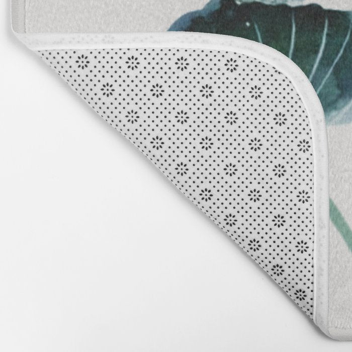 Water lily leaves Bath Mat Gallery Image 2