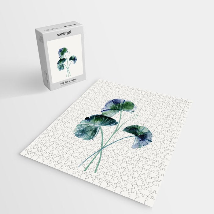Water lily leaves Jigsaw Puzzle Gallery Image 2