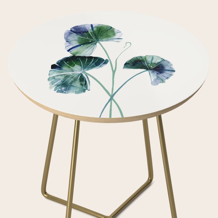 Water lily leaves Side Table Gallery Image 2
