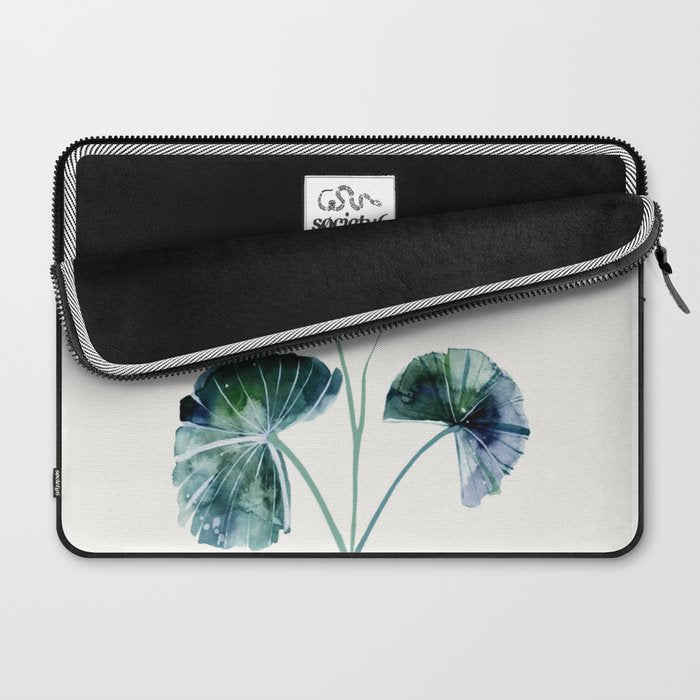 Water lily leaves Laptop Sleeve Gallery Image 2