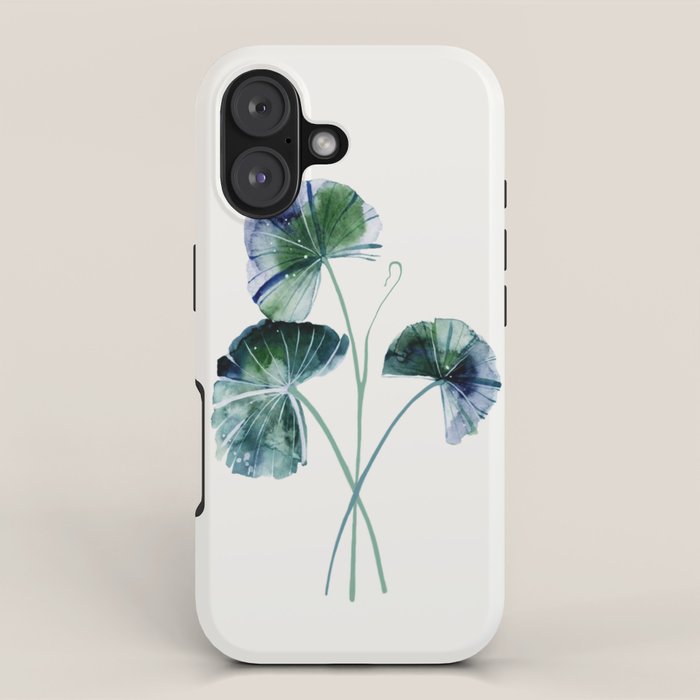 Water lily leaves iPhone Case Gallery Image 1