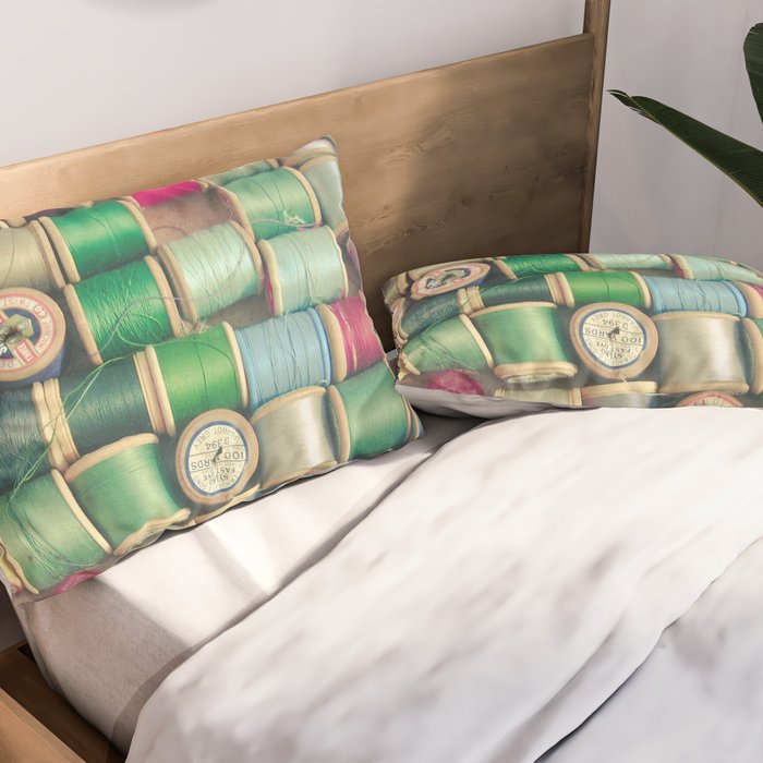 Cotton Reels Pillow Sham Gallery Image 2