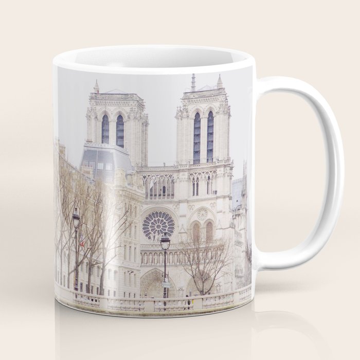 Notre Dame Cathedral on the Seine - Travel Photography, Paris  Coffee Mug Gallery Image 1