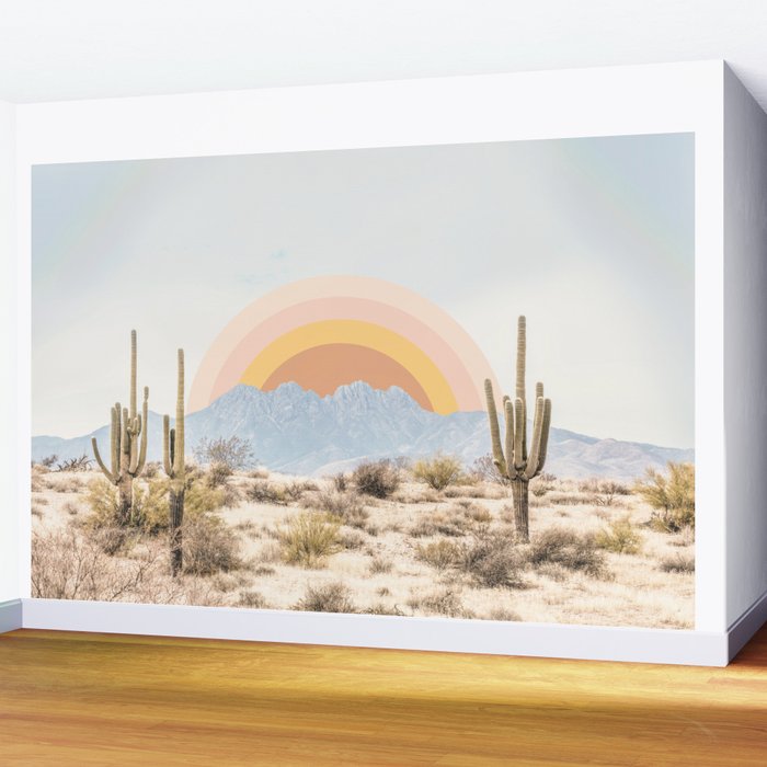 Arizona Sun rise Wall Mural Gallery Image 2