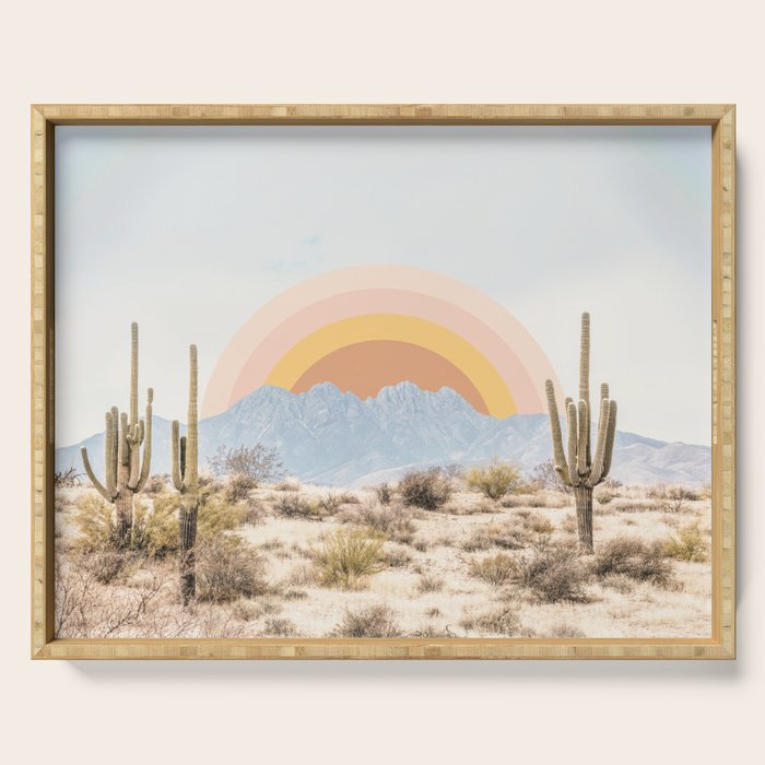Arizona Sun rise Serving Tray Gallery Image 1