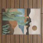 Cactus Landscape 2 Outdoor Rug Gallery Image 1