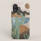 Cactus Landscape 2 iPhone Case Gallery Image 1
