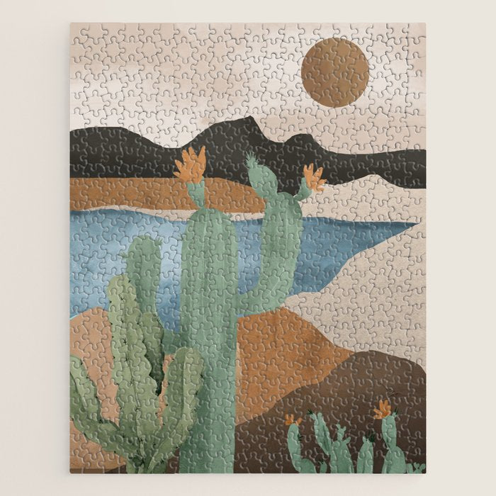Cactus Landscape 2 Jigsaw Puzzle Gallery Image 1